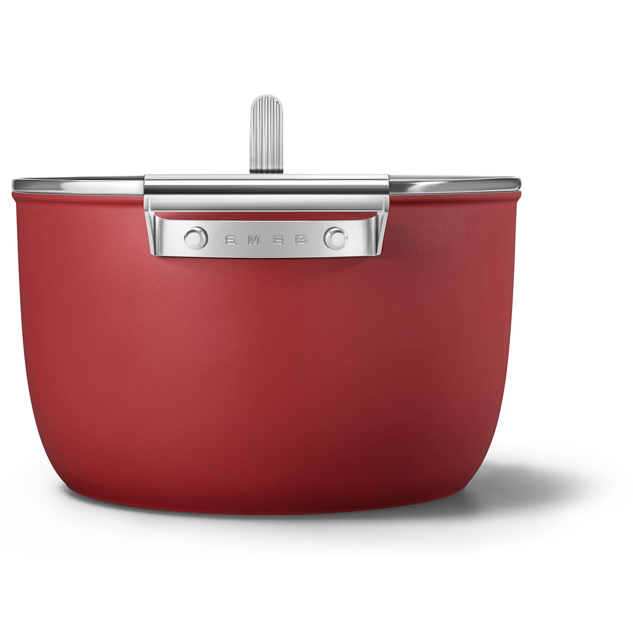 Casseruola 26 cm Rosso Con Coperchio Stile Anni 50 Smeg