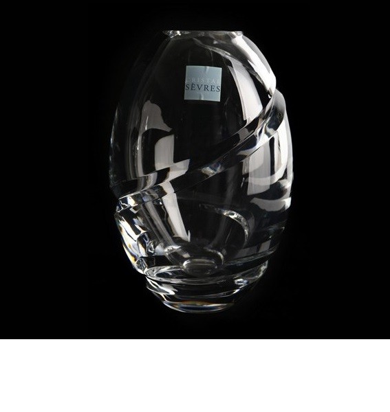 Vaso in cristallo 33cm Cristal Sèvres