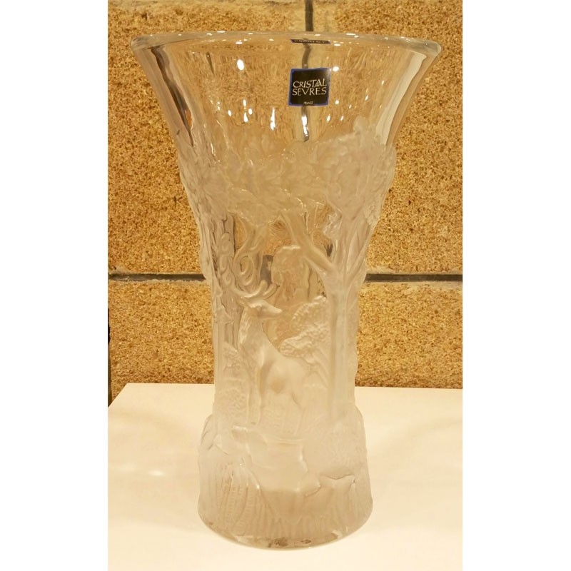 Vaso in cristallo 30cm Cristal Sèvres