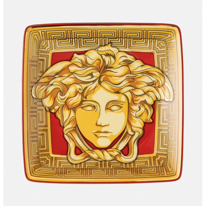 Coppetta quadrata piana 12 Medusa Amplified Versace