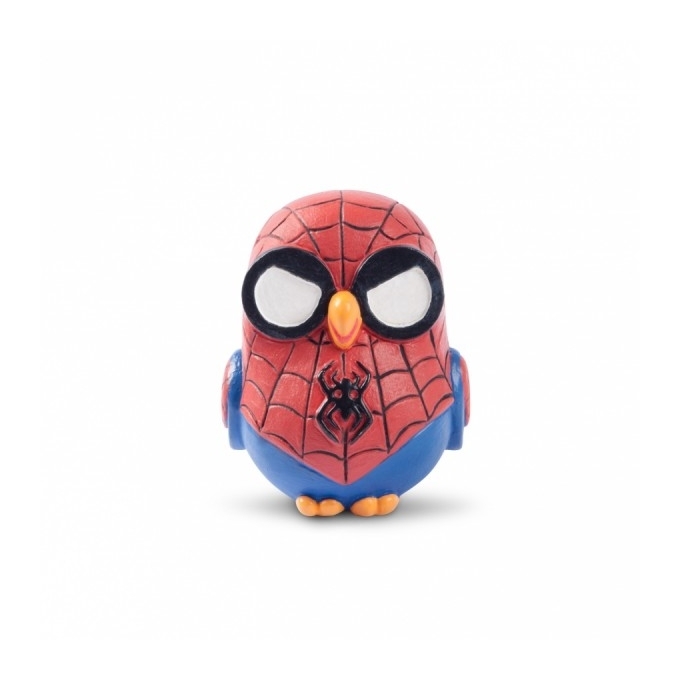 Statuetta gufo spiderman goofi egan