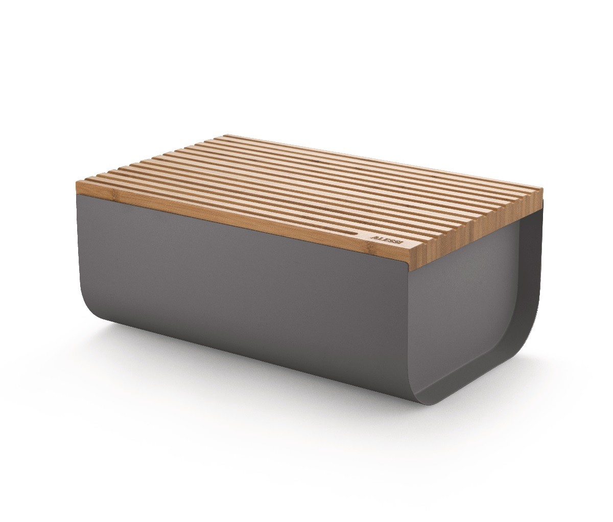 Mattina Bread Box Cassetta Pane Grigia Alessi