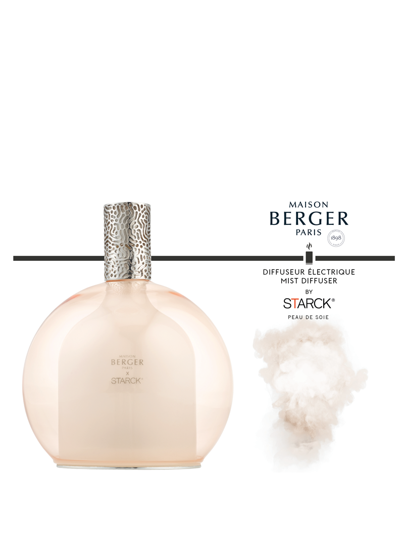 Diffusore Elettrico STARCK con Ricarica da 475ml Peau de Soie - Rosa Maison Berger