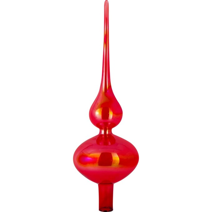 Puntale albero di Natale in vetro 35cm Baci Milano