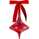 Decorazione natalizia in vetro 16cm Baci Milano