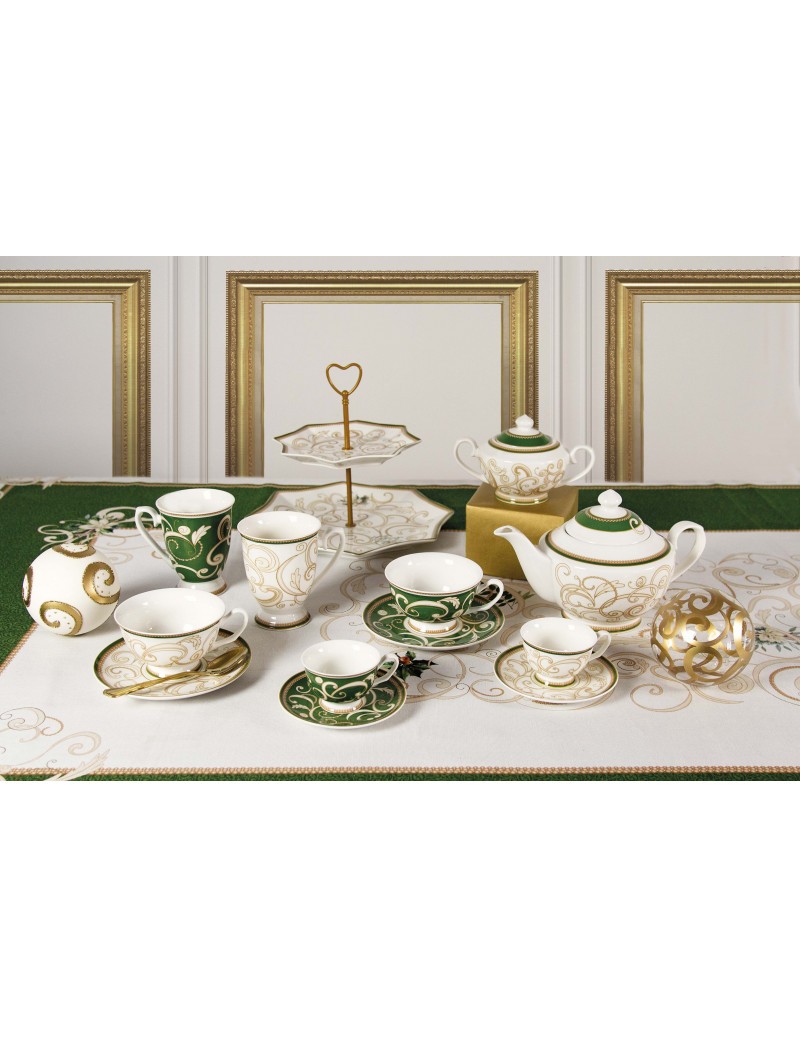 Teiera in porcellana Filo D'Oro Brandani