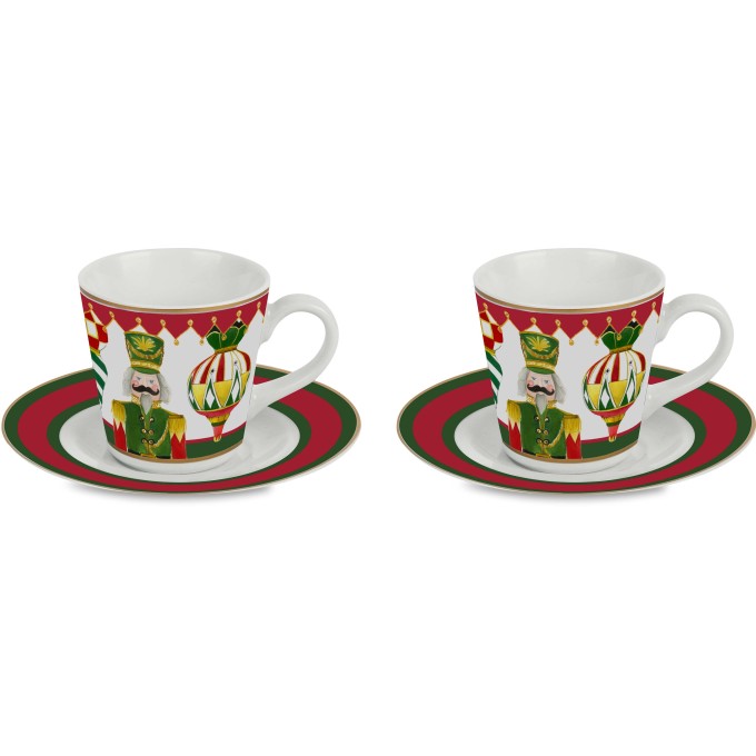 Set 2 Tazzine Caffe Porcellana - Carol Baci Milano