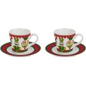 Set 2 Tazzine Caffe Porcellana - Carol Baci Milano