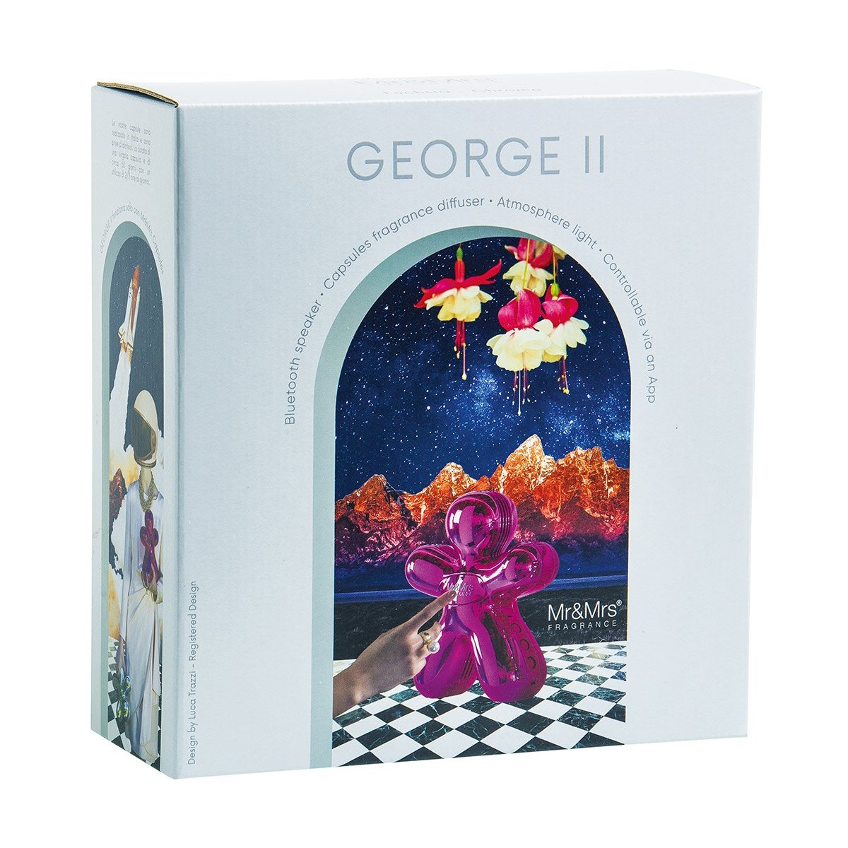 George Bluetooth Speaker Fucsia Mr&Mrs Fragrance