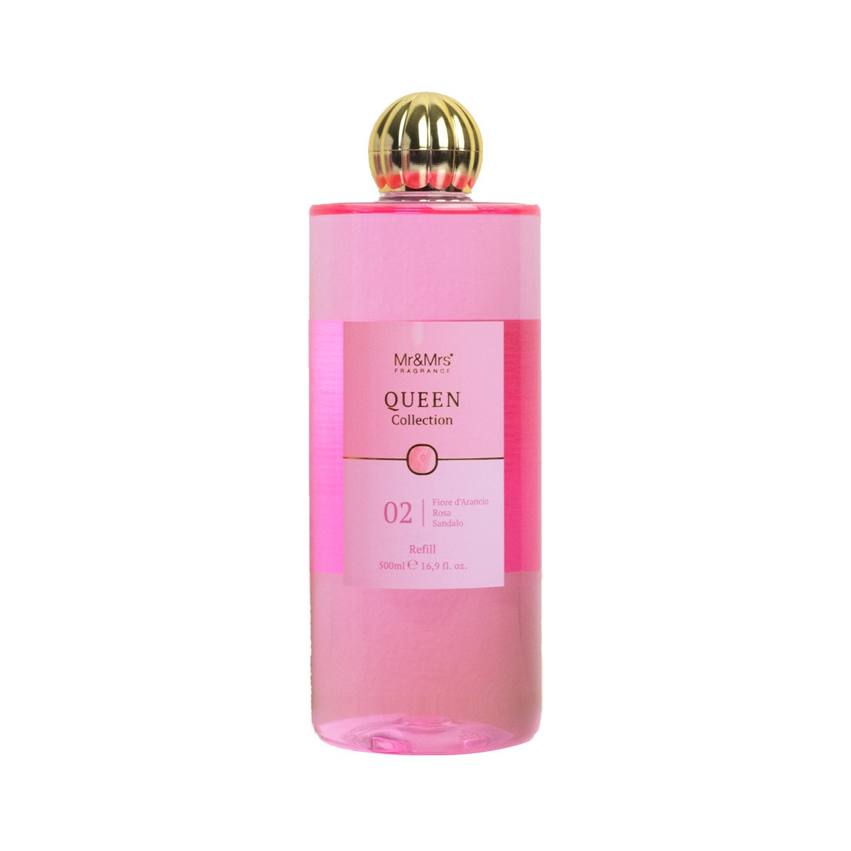 Refill Queen 500 Ml  02 Fiore D’Arancio Rosa Sandalo Mr&Mrs Fragrance