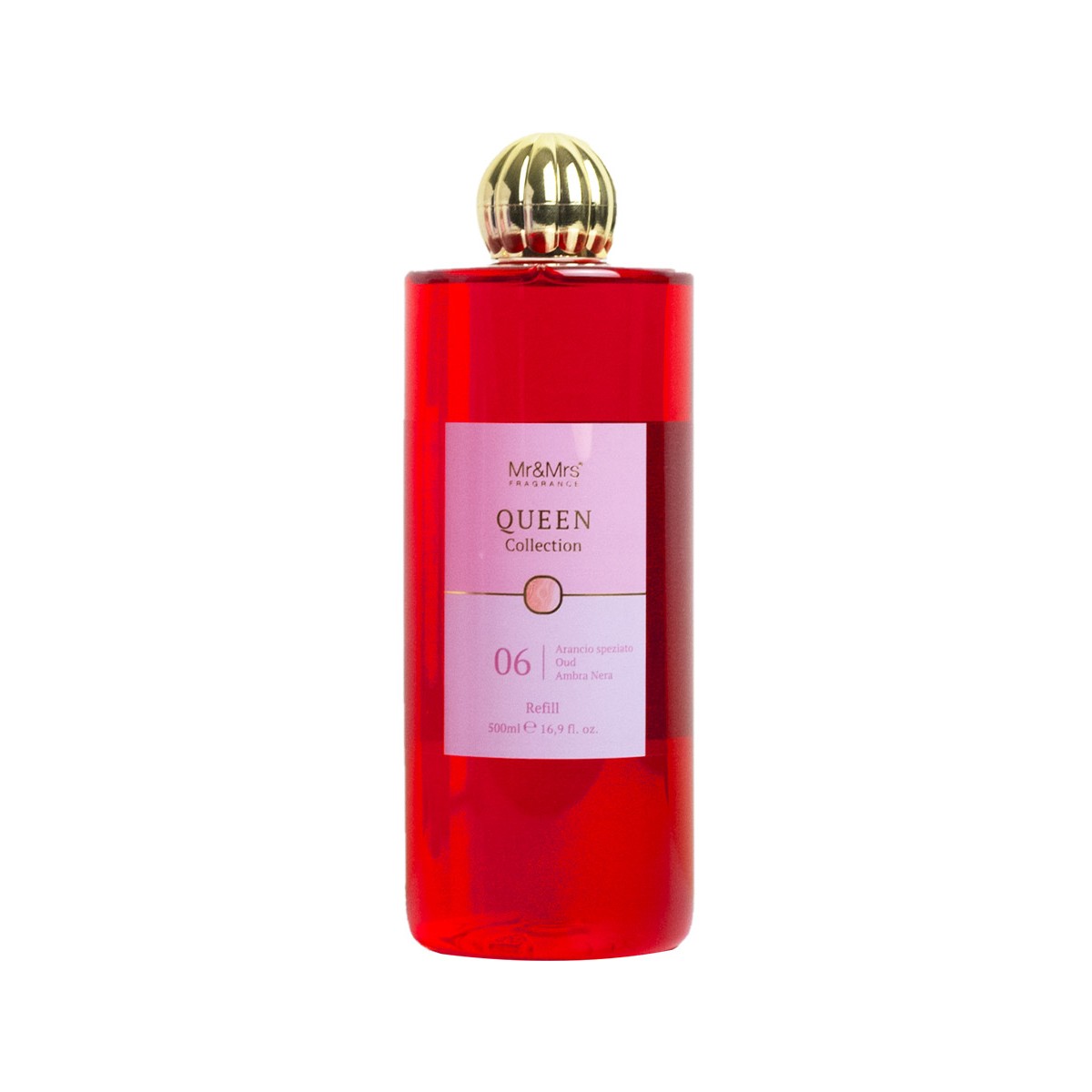 Refill Queen 500 Ml  06 Spicy Bergamotto Foglia di Fico Fava di Tonka Mr&Mrs Fragrance