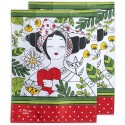 Set Appendino Rosso E 2 Canovacci Le Pupazze Egan