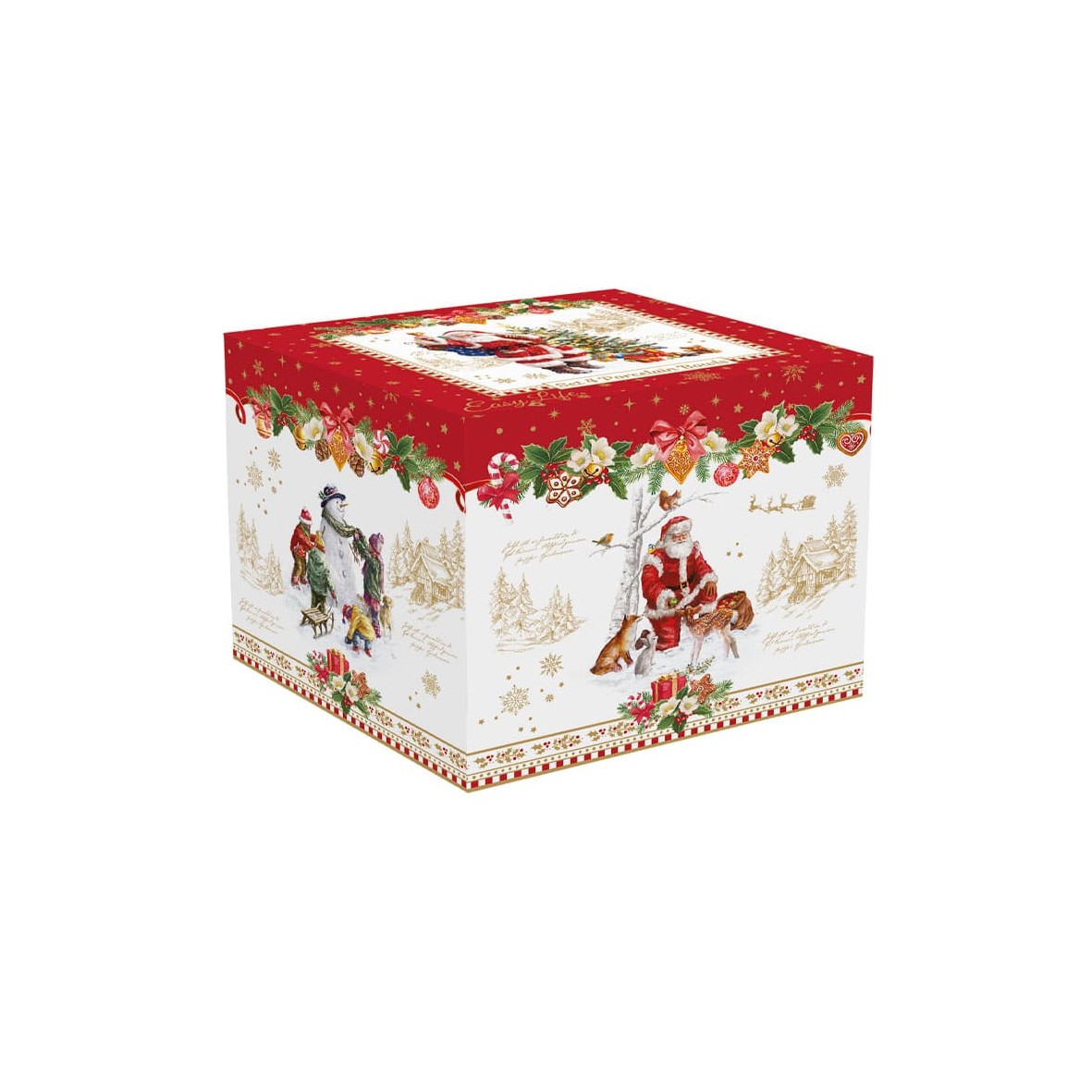 Set 4 Ciotole In Porcellana Christmas Memories Easy Life