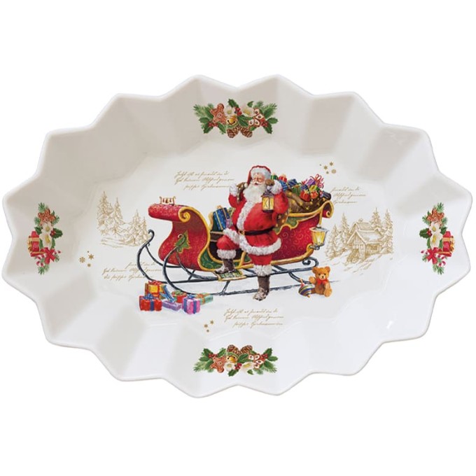 Piatto Ovale  In Color Box Christmas Memories Easy Life