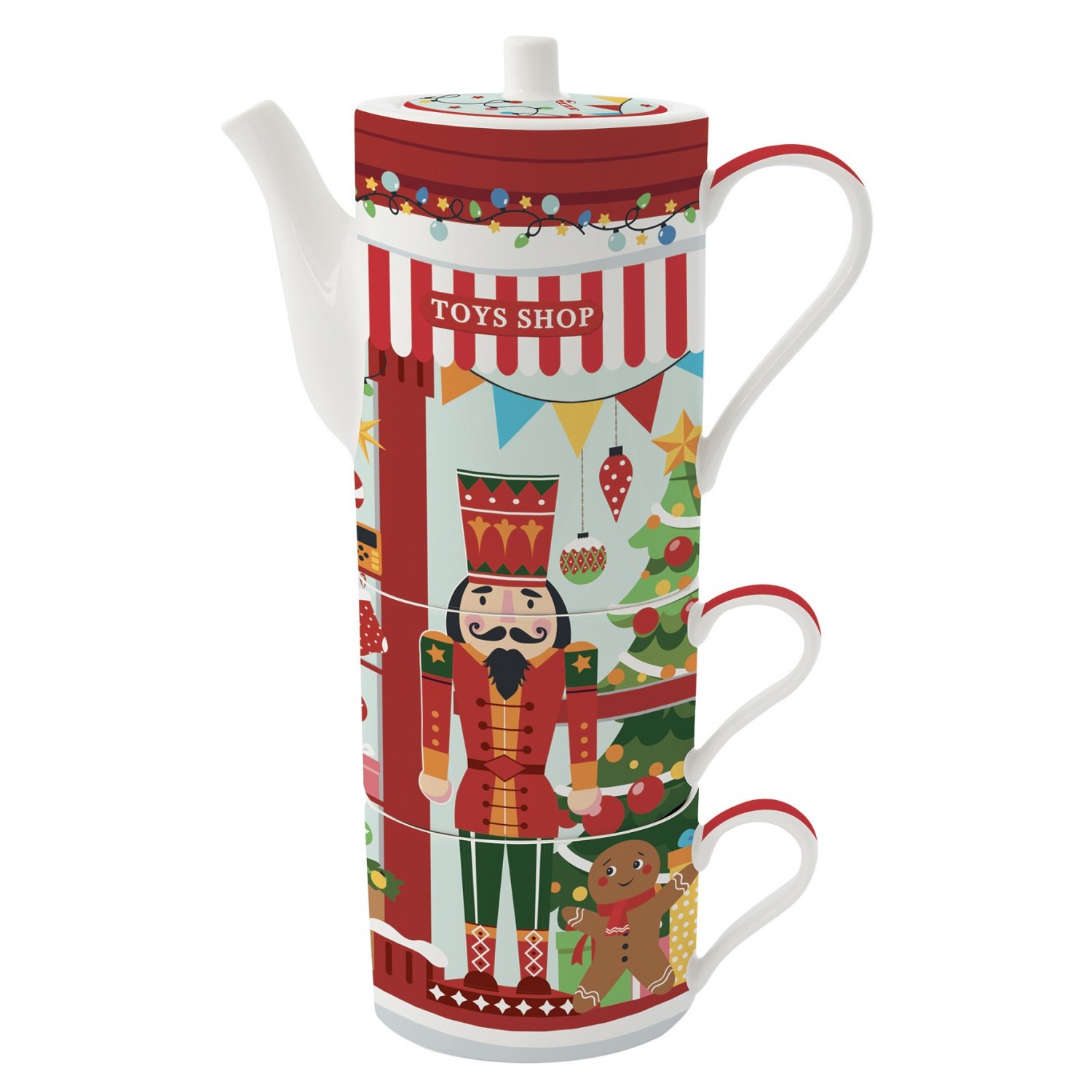 Tea For Two 500 Ml In Porcellana In Color Box Toys Shop Easy Life