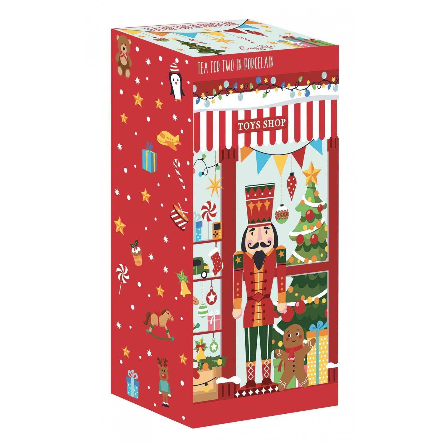 Tea For Two 500 Ml In Porcellana In Color Box Toys Shop Easy Life