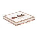 Set Aperitivo Con 6 Ciotoline In Porcellana E Base In Bamboo In C.B. Polar Expre Easy Life