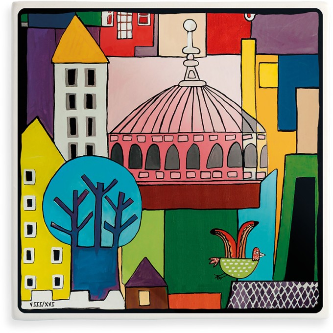 Formella "La Storia" Viii-Xvi 21X21 Egan