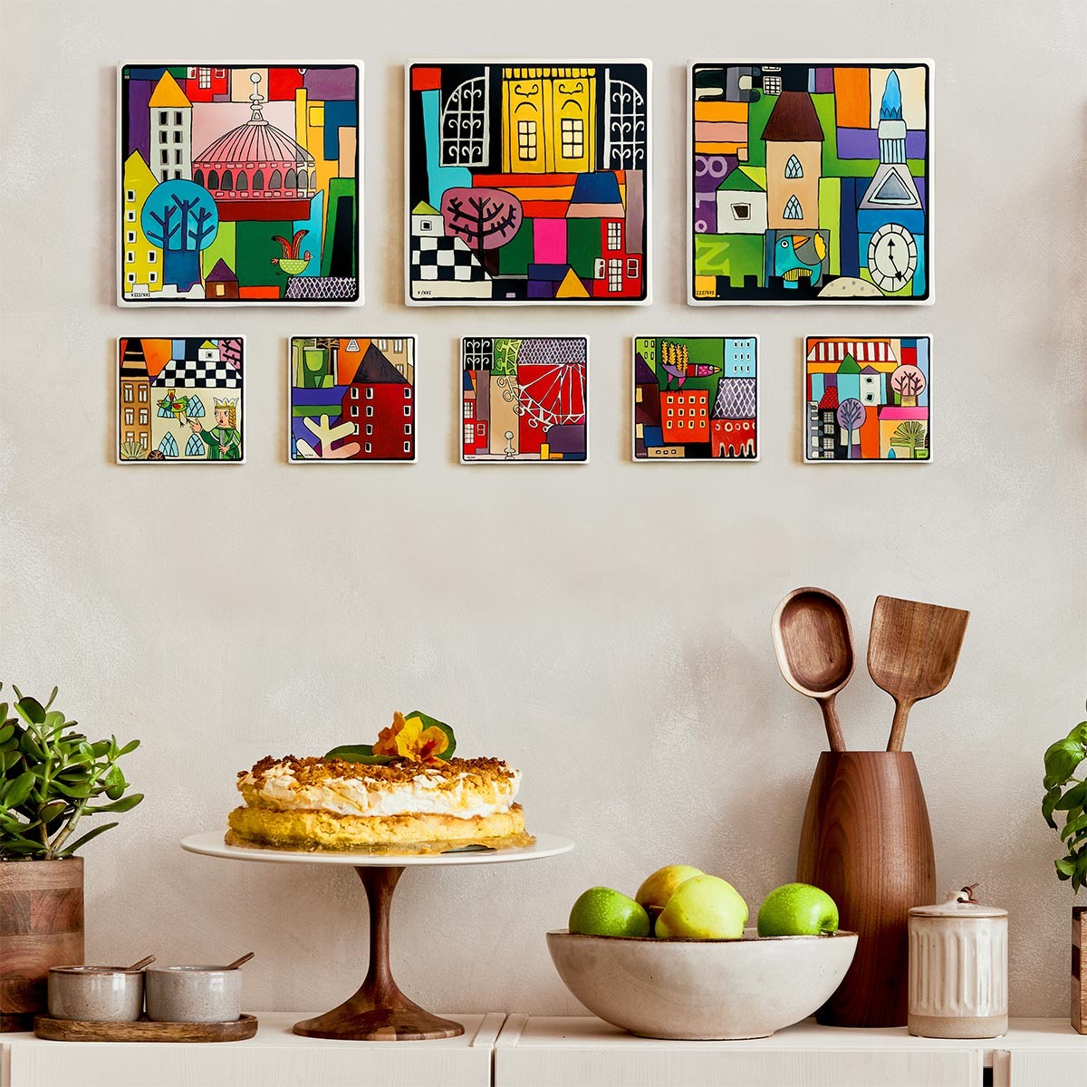 Formella "La Storia" Viii-Xvi 21X21 Egan