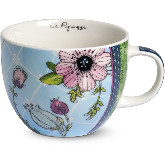 Tazza Colazione Le Pupazze Azzurra Ml 600 Egan