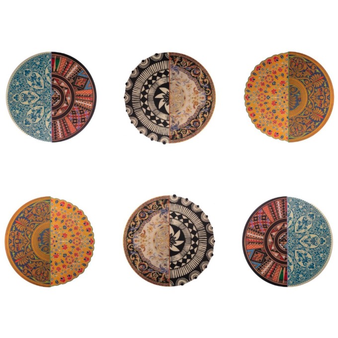 Set 6 Tovagliette Hybrid Seletti