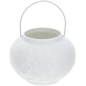 Lanterna Porcellana Bianca Biscuit 12X9cm Hervit