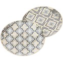 Box 2 Piatti Dolce Porcellana 19cm Hervit