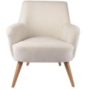 Poltroncina country beige in legno L'Oca Nera