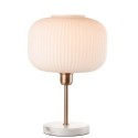 Lampada da tavolo con base in marmo oro L'Oca Nera
