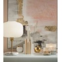 Lampada da tavolo con base in marmo oro L'Oca Nera