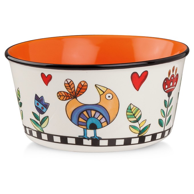 Bowl Cocorico' Arancio Ml 460 Egan