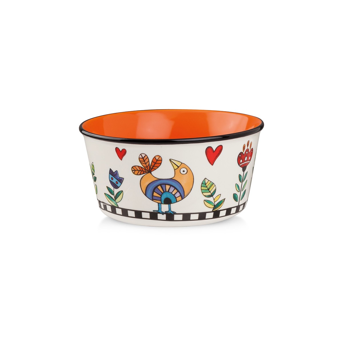 Bowl Cocorico' Arancio Ml 460 Egan