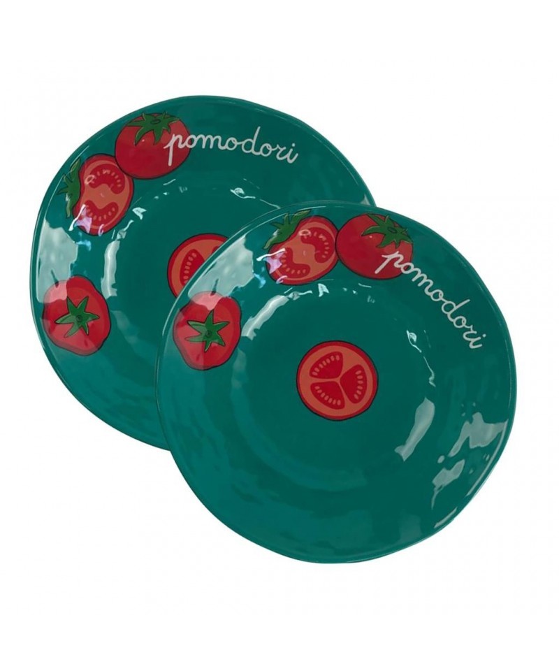 Set Piatti 18 pz  Med Land  Rose E Tulipani