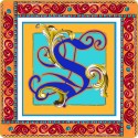 Ortigia Svuotatasche Mini 15X15 - Lettera S Baci Milano
