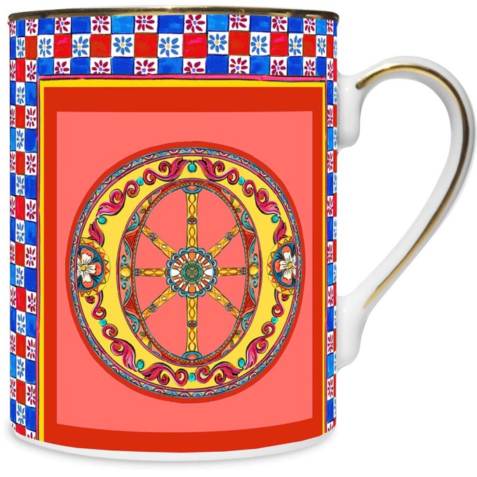 Ortigia Mug Porcellana - Lettera O Baci Milano
