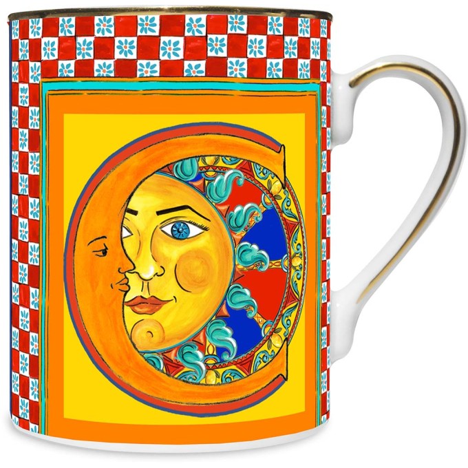 Ortigia Mug Porcellana - Lettera C Baci Milano