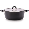 Sten  Casseruola  2 Manici D.20 Nera Alessi