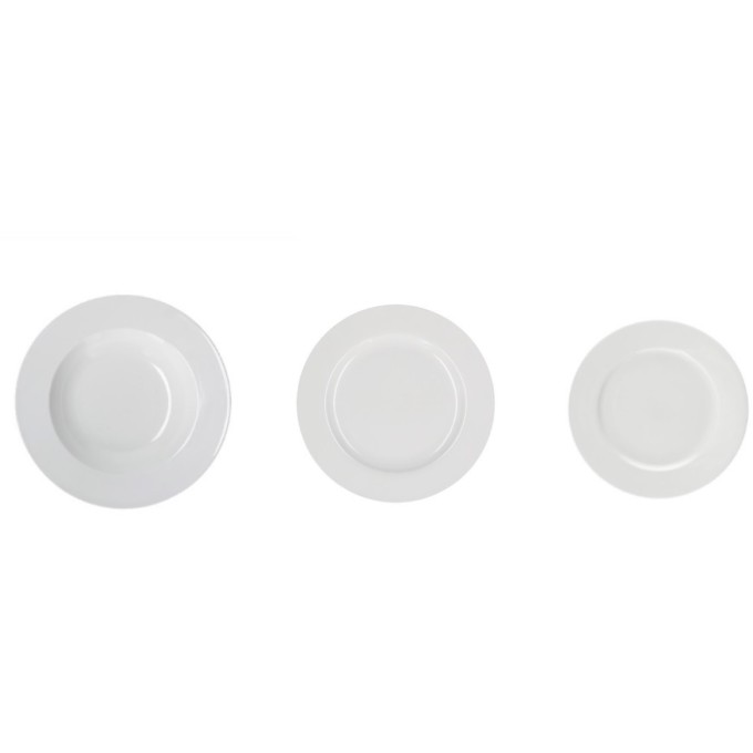 Essenziale Gourmet Set Piatti 18 Pezzi