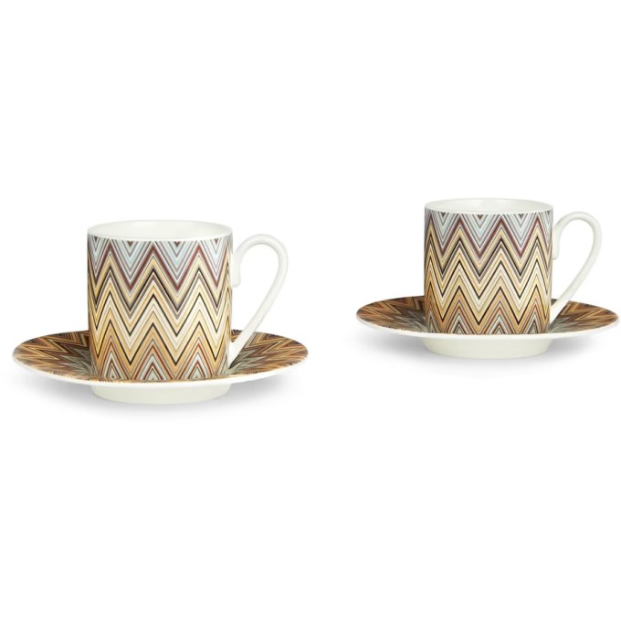 ZIG ZAG Set 2 Pz. Tazze Caffe' Missoni