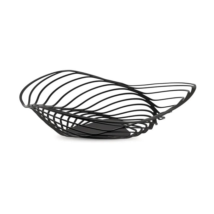 Fruttiera nera 26cm Trinity Alessi