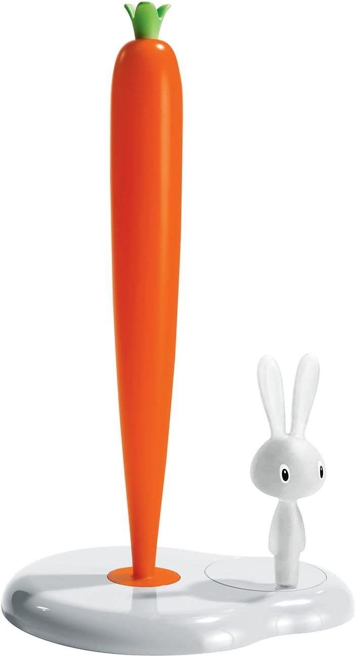 Portarotolo bianco 30cm Bunny & Carrot Alessi