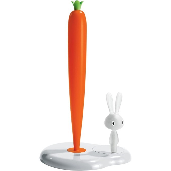 Portarotolo bianco 34cm Bunny & Carrot Alessi