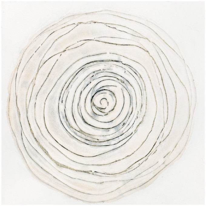 Quadro Life circles 80cm Agave