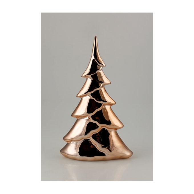 Albero in ceramica  - rame 13 x 27 cm,