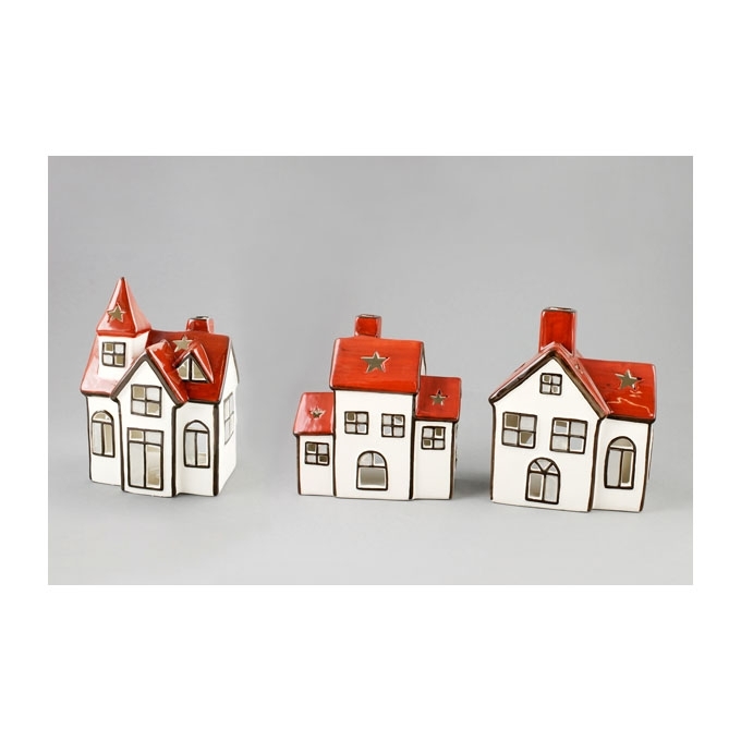 Casetta in ceramica 12 x 8 x 18cm