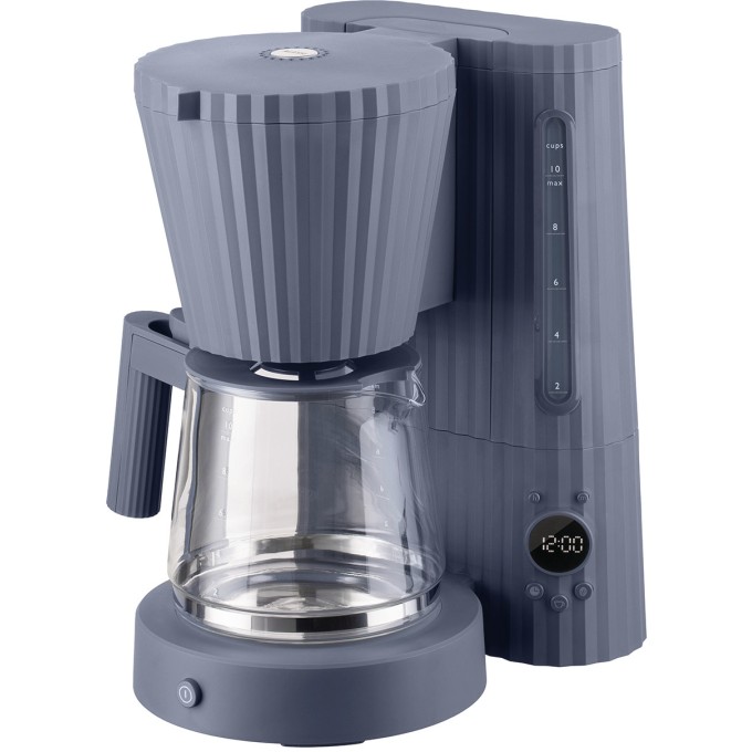Plisse Filter Coffee Machine Grey Alessi