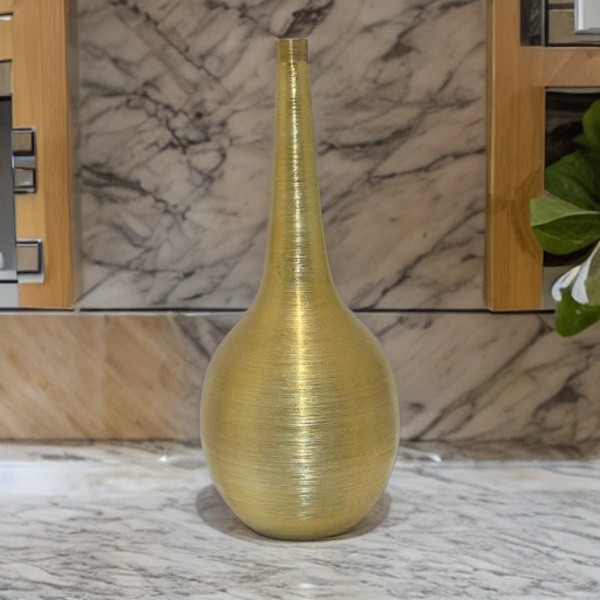 Offerta Vaso ceramica punta dorato su Enriquez