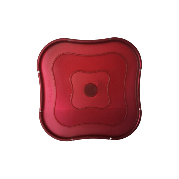 Design 0721 coperchio ermetico/sottovaso 1 rosso