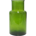 Vaso in vetro verde cm 28 gilde