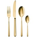 Set 24 posate Linear PVD gold Sambonet